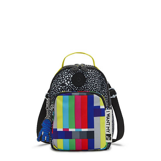 Kipling Alber MTV 3-in-1 Convertible Mini Bag Ryggsekk Multicolor | NO 1677AH